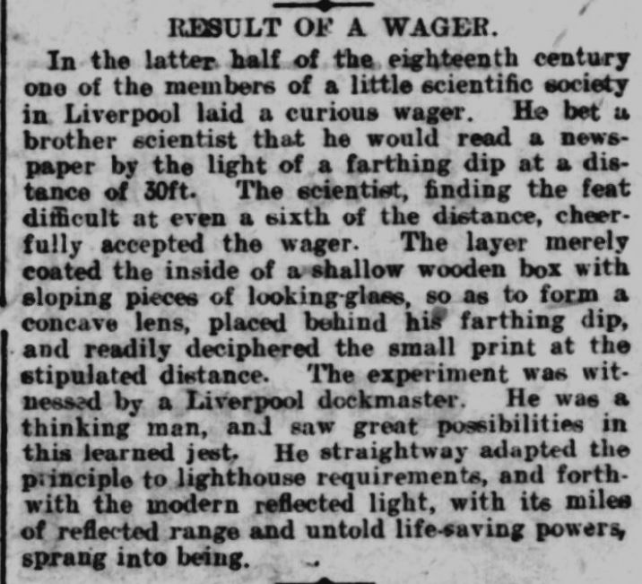 Lighthouse CAT.   3-4-1908